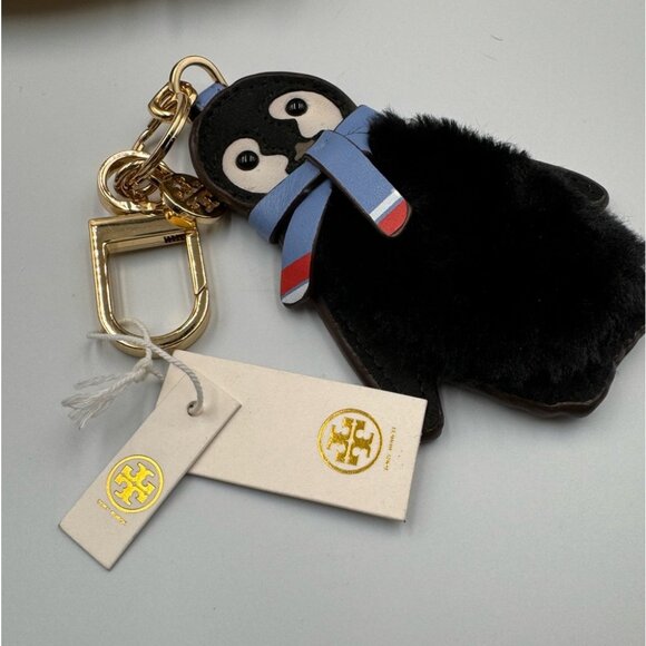 🆕 TORY BURCH 🧿 NWT NIB Pete the Penguin Keychain / Key Fob - Picture 9 of 12